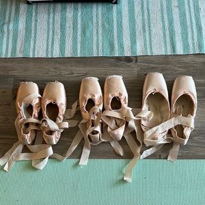 Worn Pointe Shoes